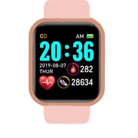 Y68 Smart Watch for Women & Men – Bluetooth Fitness Tracker, Music Player, Sleep Monitor, Sport Bracelet Wristwatch (White, Black, Pink) - Thumbnail 7