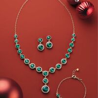 Evergreen Jewels Necklace/Earring Set - FINAL SALE - Thumbnail 3