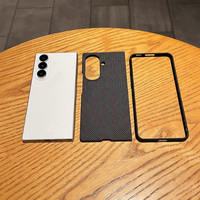Carbon Fiber Pattern Case For Samsumng Z Fold And W SGN905 - Thumbnail 4