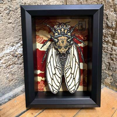 "otakemaru" limited edition print shadowbox - Thumbnail 1