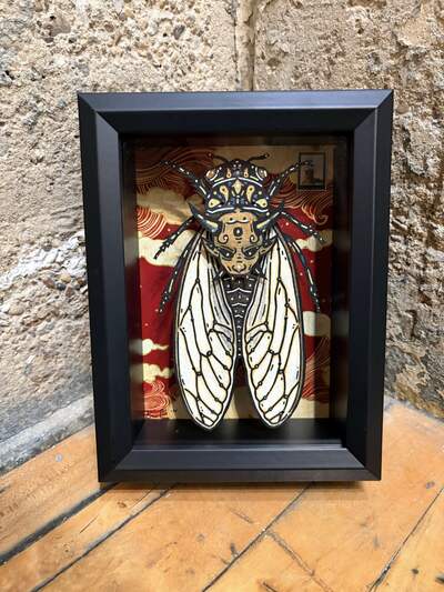 "Otakemaru" Limited Edition Print Shadowbox