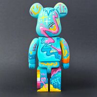 Custom Bearbrick 400% by Topo "Into the Deep" - Thumbnail 3