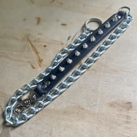 Loop & Pull Chain Leather Whip Bootstrap  - Thumbnail 1