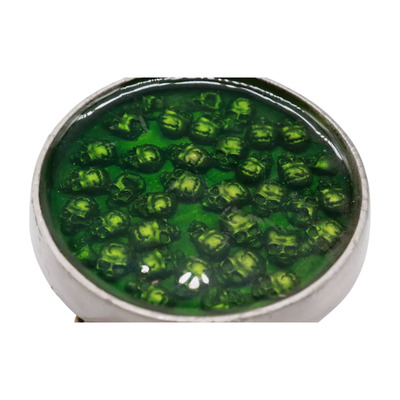 Men women silver metal belt buckle skulls biker fashion green skeleton pirate