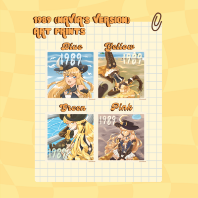 Genshin impact navia "album" art print