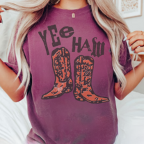 Yeehaw & Boots Western Graphic Tee or Sweatshirt