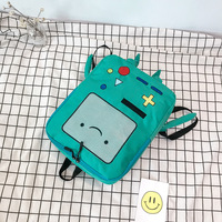 Cartoon Cute Adventure Time Backpack - Thumbnail 4
