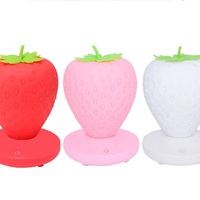 Touch Dimmable Strawberry LED Night Light - Thumbnail 3