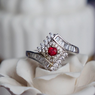 Jedi spinel natural red spinel ring 925 sterling silver ring august birthstone ring for women us size 6