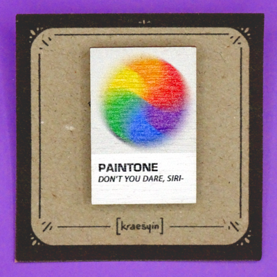 Paintone wooden pin