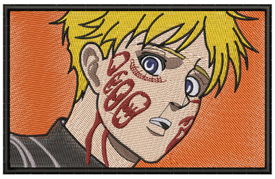 Anime Machine Embroidery Pattern AOT Armin Bleeds