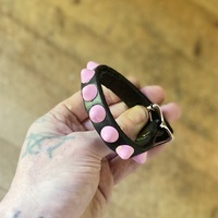 Pink Standard British Stud Wristband - Thumbnail 6
