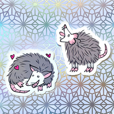 Possum stickers