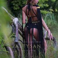 festival outfit, festival clothing, rave outfit, burning man, summer outfit, beach outfit, rave girl, festival dress, macrame - Thumbnail 1