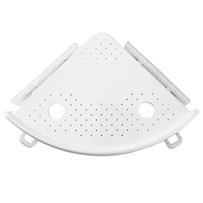 Bathroom corner storage rack triangular shower shelf bath wall mount rack storage holder organizer no drill tool-free