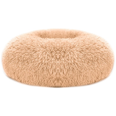 Pet Dog Bed Soft Warm Fleece Puppy Cat Bed Dog Cozy Nest Sofa Bed Cushion For S/M Dog-Brown
