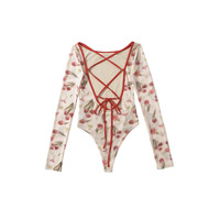 Cross back hollow sexy jumpsuit - Thumbnail 1