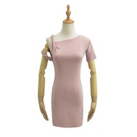 Asymmetric one-shoulder skirt - Thumbnail 2