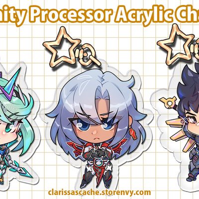 Pneuma acrylic charm