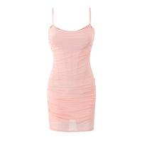 Mini skirt backless sexy waist mesh hip skirt - Thumbnail 1