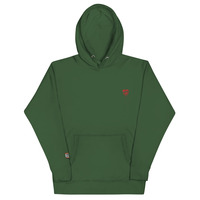 Nyvi Love Embroidery Unisex Hoodie - Thumbnail 8