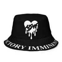 Nyvi Love Black and White Bucket Hat - Thumbnail 4