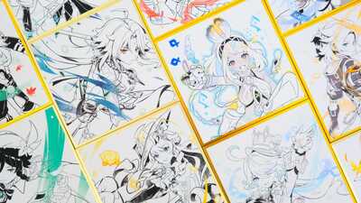 Genshin Impact - Elemental Burst Character Prints - High quality prints - 6.3x6.3in