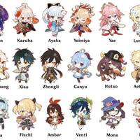 Buy 2 Get 1 FREE SALE!!!! - Genshin Impact Rainbow Acrylic Keychains - Perfect Gift! - Thumbnail 2