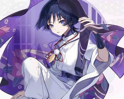 Genshin Impact - Wanderer / Kabukimono - Standee
