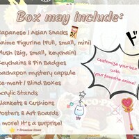 Authentic Anime Mystery Lucky Box | Official Figure, Plush, Keychain, Gachapon, Blind Box with Asian Snacks Surprise Box Gift Set - Thumbnail 1