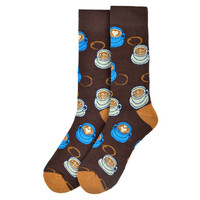 Espresso Funny Socks Cup of Coffee Novelty Socks Coffee Lover Gift Cup of Joe Morning Coffee - Thumbnail 3