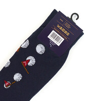 Fun Socks Men's Golf Novelty Socks Black and White Golf Lovers Gift Dad Gift - Thumbnail 3