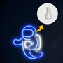 1pcSpaceman Vibrant Astronaut-Shaped LED Neon Sign-3