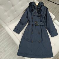 Autumn Winter Elegnt White Duck Down Long Jacket Hooded - Thumbnail 1