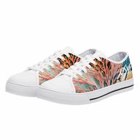 Mens Coral White Sneakers - Thumbnail 10