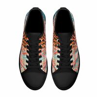 Womens Coral Black Sneakers - Thumbnail 6