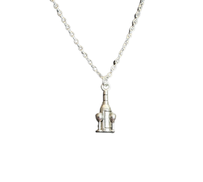Dainty Wine Charm Necklace