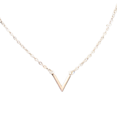 Dainty Minimalist Chevron Necklace