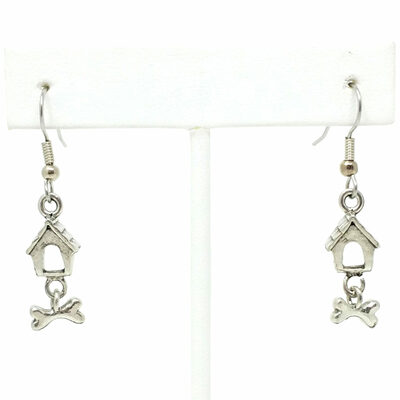 Dog house and bone earrings - Thumbnail 4