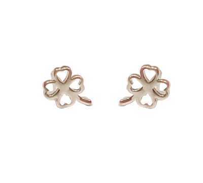 Shamrock Clover Stud Earrings