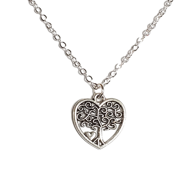 Tree of Life Heart Necklace