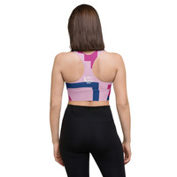 Twilight Abstract Longline Sports Bra - Thumbnail 3