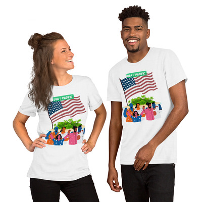 Us / pacific unisex t-shirt