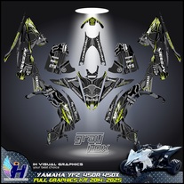 Yamaha YFZ 450R 450X graphics kit 2014 2015 2016 2017 2018 2020 to 2025 decals stickers atv