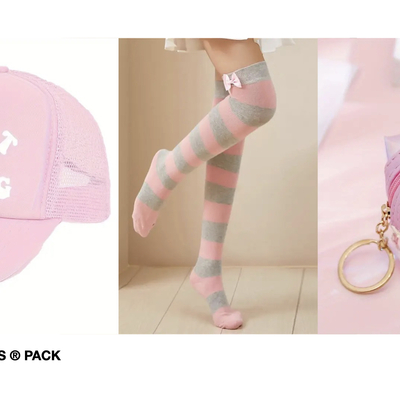 "new" pink doll package