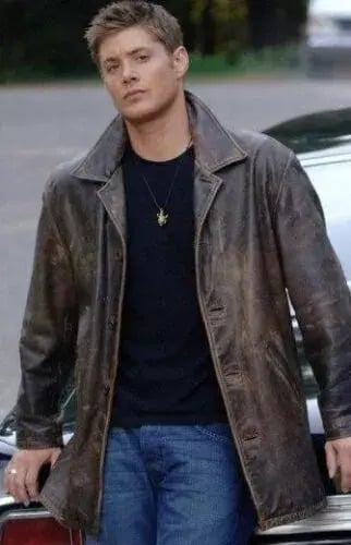 Dean Winchester Distressed Leather Coat – Supernatural Inspired Jacket for True Fans