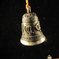 Buy 1 Get 5 pics, Vintage Brass Bells, Rustic Chime VTG Jingle Bell, Brozen Cow Bells, Dharma buddha Tibetan Buddhist Meditation Bell - Thumbnail 1