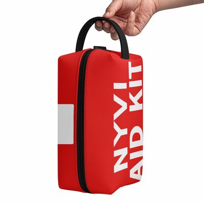 Nyvi aid kit hand bag red