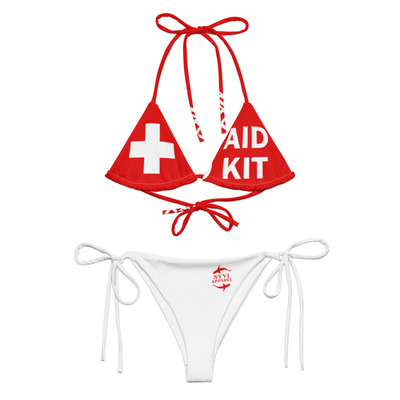 Nyvi aid red string bikini