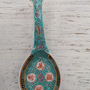 Vintage Big Spoon, Vintage Chinese Porcelain Large Soup Spoon, Hand Painted Asian Spoon, Mun Shou Spoon-2